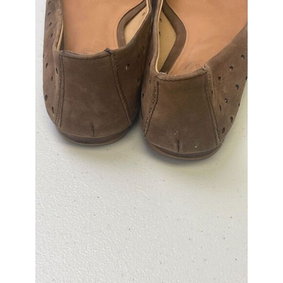 Corso Como Women's Flat Shoes 8M Brown Leather Breathable Pointed Toe Slip On - Picture 5 of 7